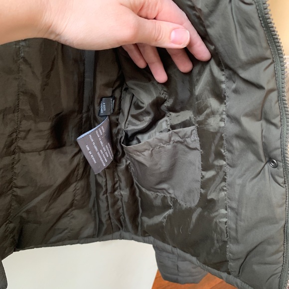 Kenneth Cole Reaction Dark Green Down Jacket - Picture 10 of 15